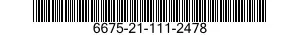6675-21-111-2478 TEMPLATE,LETTERING 6675211112478 211112478