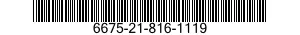 6675-21-816-1119 LETTERING SET 6675218161119 218161119