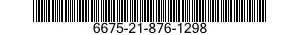 6675-21-876-1298  6675218761298 218761298