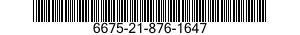 6675-21-876-1647 BENCH MARK 6675218761647 218761647