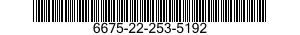 6675-22-253-5192  6675222535192 222535192