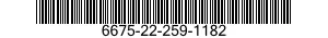 6675-22-259-1182  6675222591182 222591182
