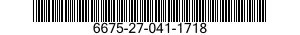 6675-27-041-1718 PLOTTER,RECTANGULAR COORDINATES 6675270411718 270411718