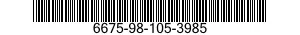 6675-98-105-3985  6675981053985 981053985
