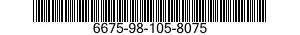 6675-98-105-8075  6675981058075 981058075