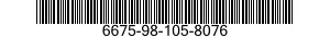 6675-98-105-8076  6675981058076 981058076