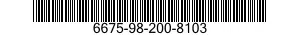 6675-98-200-8103  6675982008103 982008103