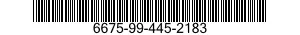 6675-99-445-2183  6675994452183 994452183
