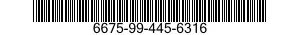 6675-99-445-6316 CASE,MAP 6675994456316 994456316