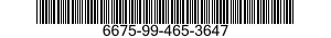 6675-99-465-3647  6675994653647 994653647
