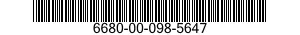 6680-00-098-5647  6680000985647 000985647