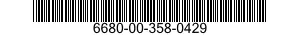 6680-00-358-0429  6680003580429 003580429