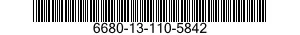 6680-13-110-5842 COUNTER,ELECTRICAL 6680131105842 131105842