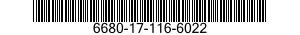 6680-17-116-6022 METER,VOLUMETRIC POSITIVE DISPLACEMENT,LIQUID 6680171166022 171166022
