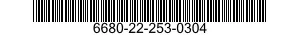 6680-22-253-0304  6680222530304 222530304