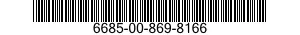 6685-00-869-8166 CONNECTOR,PLUG,ELECTRICAL 6685008698166 008698166