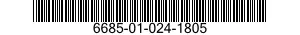 6685-01-024-1805 CHART 6685010241805 010241805