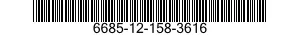 6685-12-158-3616 THERMOMETER,INDICATING,CAPILLARY TUBE AND BULB 6685121583616 121583616