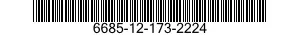 6685-12-173-2224 GAGE,COMPOUND PRESSURE-VACUUM,DIAL INDICATING 6685121732224 121732224