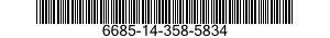 6685-14-358-5834 INDICATOR,TEMPERATURE,SYNCHRO 6685143585834 143585834