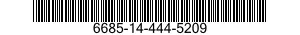 6685-14-444-5209 GAGE,COMPOUND PRESSURE-VACUUM,DIAL INDICATING 6685144445209 144445209