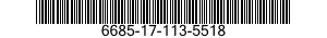6685-17-113-5518 GAGE,COMPOUND PRESSURE-VACUUM,DIAL INDICATING 6685171135518 171135518