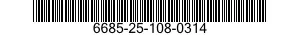 6685-25-108-0314 DIAPHRAGM,VALVE,FLA 6685251080314 251080314