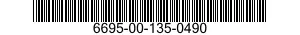6695-00-135-0490 BEZEL,INSTRUMENT MOUNTING 6695001350490 001350490