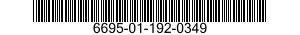 6695-01-192-0349 BEZEL,INSTRUMENT MOUNTING 6695011920349 011920349