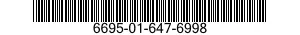 6695-01-647-6998 TRANSDUCER,PRESSURE,FLUID-HYDRAULIC 6695016476998 016476998