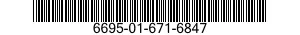 6695-01-671-6847 TRANSDUCER,PRESSURE,FLUID-HYDRAULIC 6695016716847 016716847