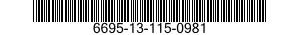 6695-13-115-0981 HOUSING,INDICATOR 6695131150981 131150981