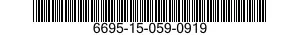 6695-15-059-0919 INDICATOR,SYMBOL INDICATING 6695150590919 150590919