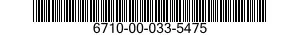 6710-00-033-5475  6710000335475 000335475
