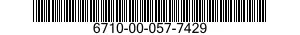 6710-00-057-7429  6710000577429 000577429