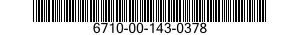 6710-00-143-0378  6710001430378 001430378