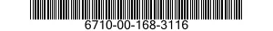6710-00-168-3116  6710001683116 001683116