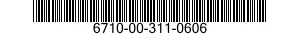 6710-00-311-0606  6710003110606 003110606