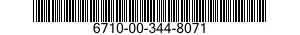 6710-00-344-8071  6710003448071 003448071