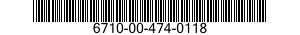 6710-00-474-0118  6710004740118 004740118