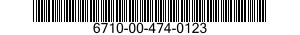 6710-00-474-0123  6710004740123 004740123