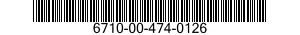 6710-00-474-0126  6710004740126 004740126