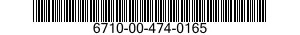 6710-00-474-0165  6710004740165 004740165