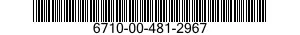 6710-00-481-2967  6710004812967 004812967