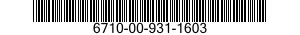 6710-00-931-1603  6710009311603 009311603
