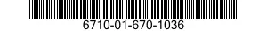 6710-01-670-1036 CAMERA SUBASSEMBLY 6710016701036 016701036