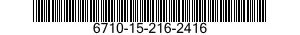 6710-15-216-2416 MAJOR STATE COUNTER 6710152162416 152162416