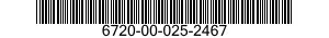 6720-00-025-2467  6720000252467 000252467