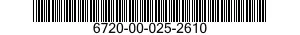 6720-00-025-2610  6720000252610 000252610