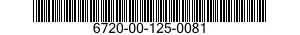 6720-00-125-0081  6720001250081 001250081